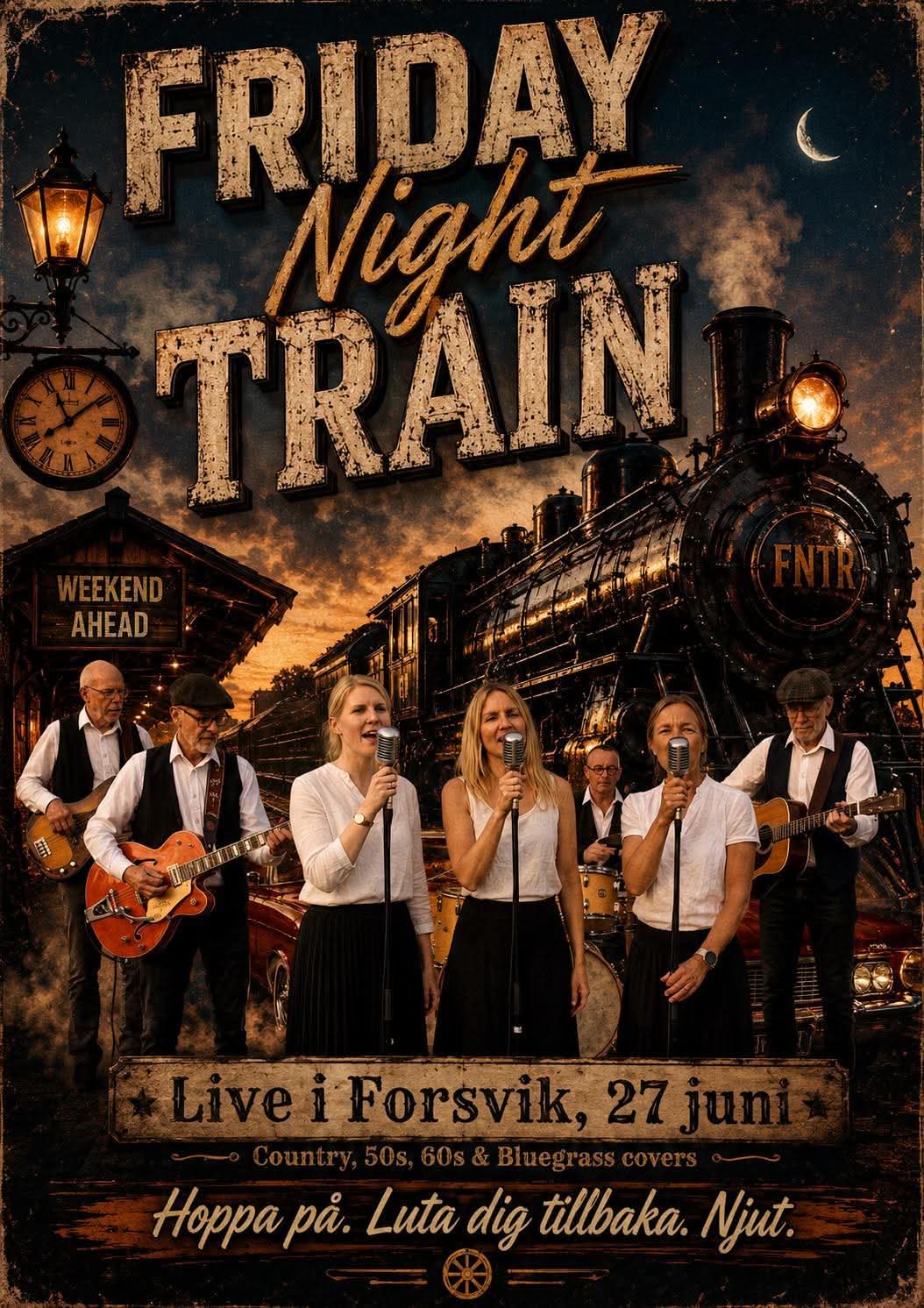 Friday Night Train - gratis konsert