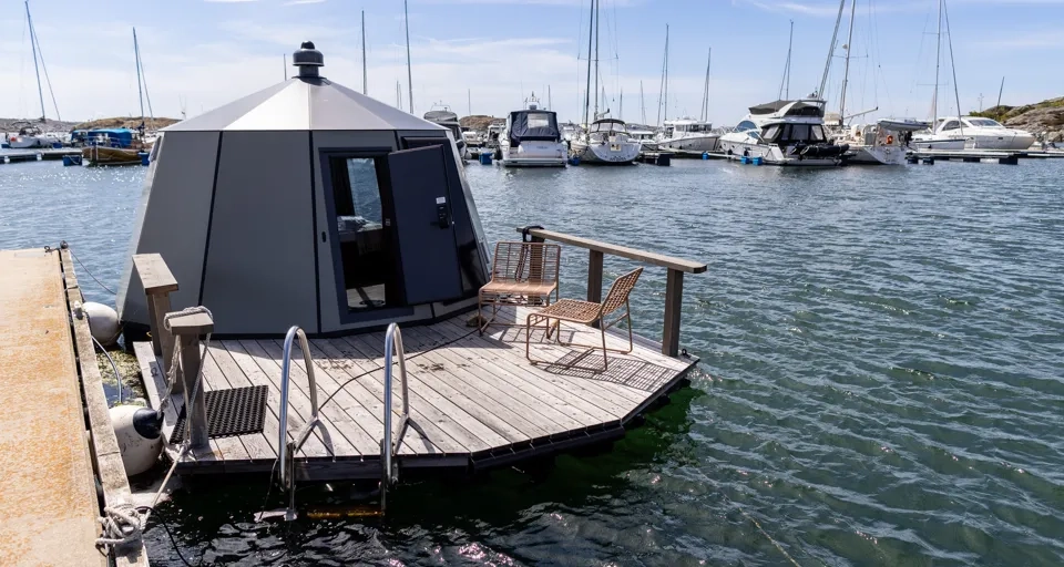 Flytande boende, ocean hut