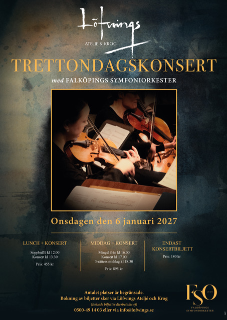 Trettondagskonsert på Löfwings