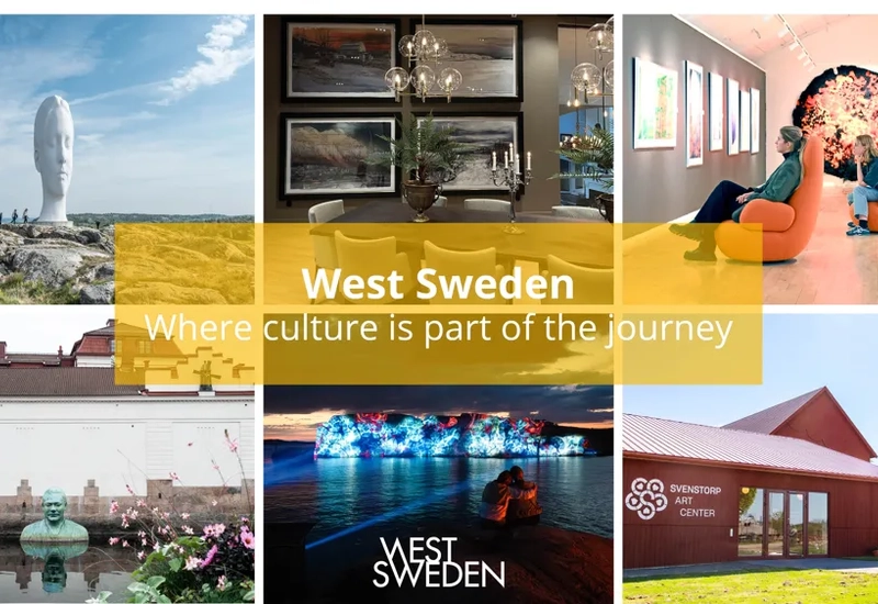 Ett bildcollage med en kvinna som sitter i en stol.