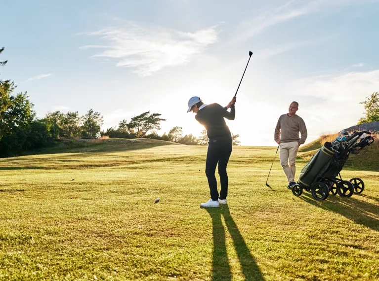 Golfare på Skaftö Golfklubb