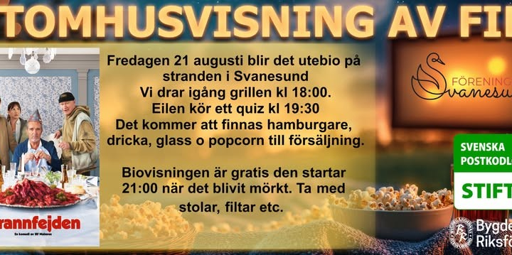 Utomhusbio Svanesund Strand