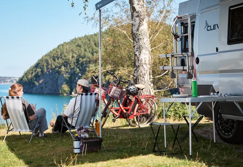 Vardagsögonblick från en camping.