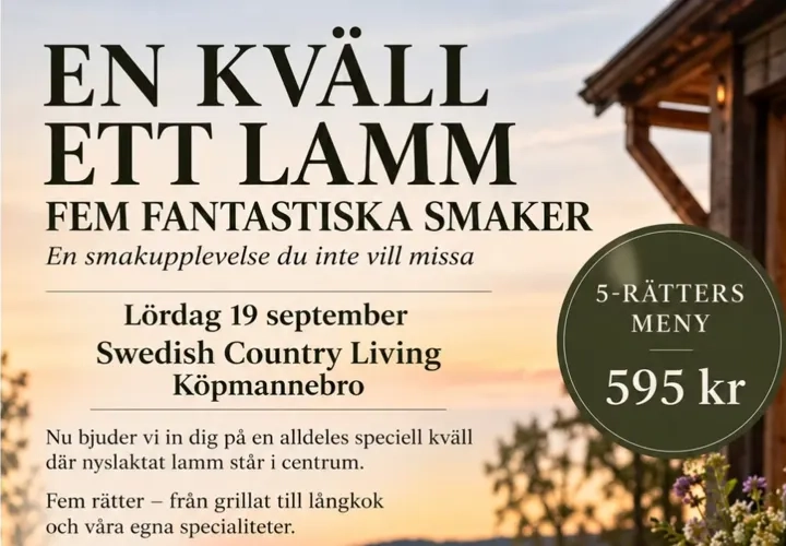 Pop-up Restaurang hos Swedish Country Living