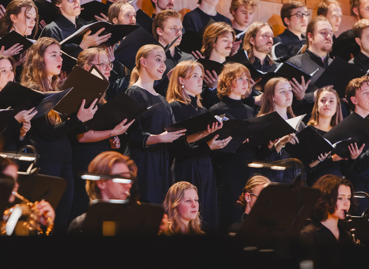 Bild från tidigare konsert med Höstlovskören