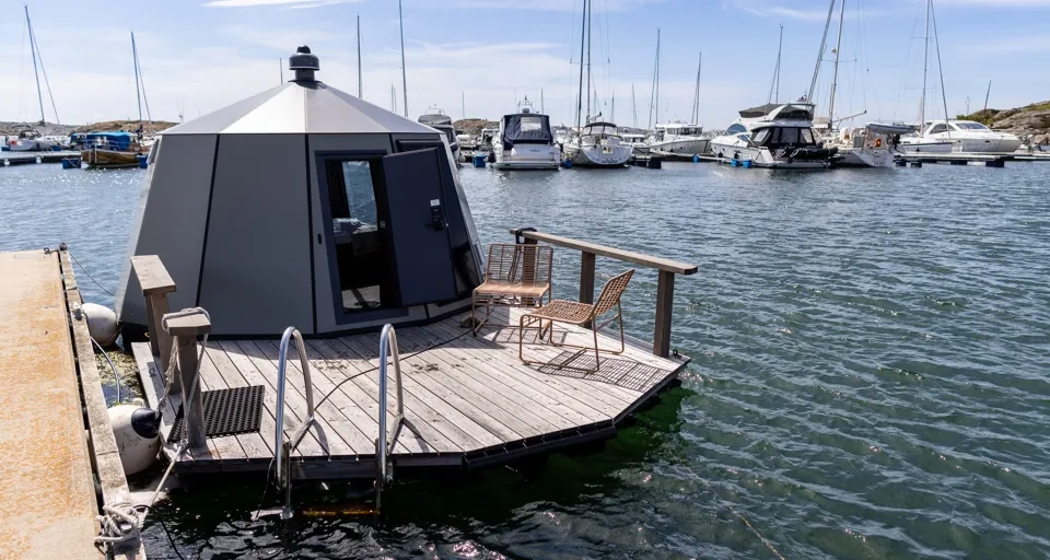 Flytande boende, ocean hut