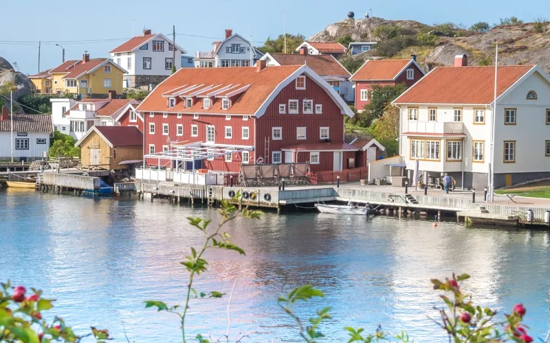 Vy över Härön från Kyrkesund