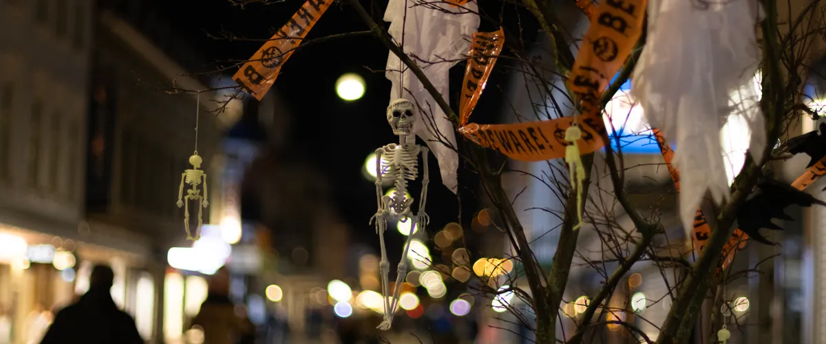 Halloween i Uddevalla centrum.