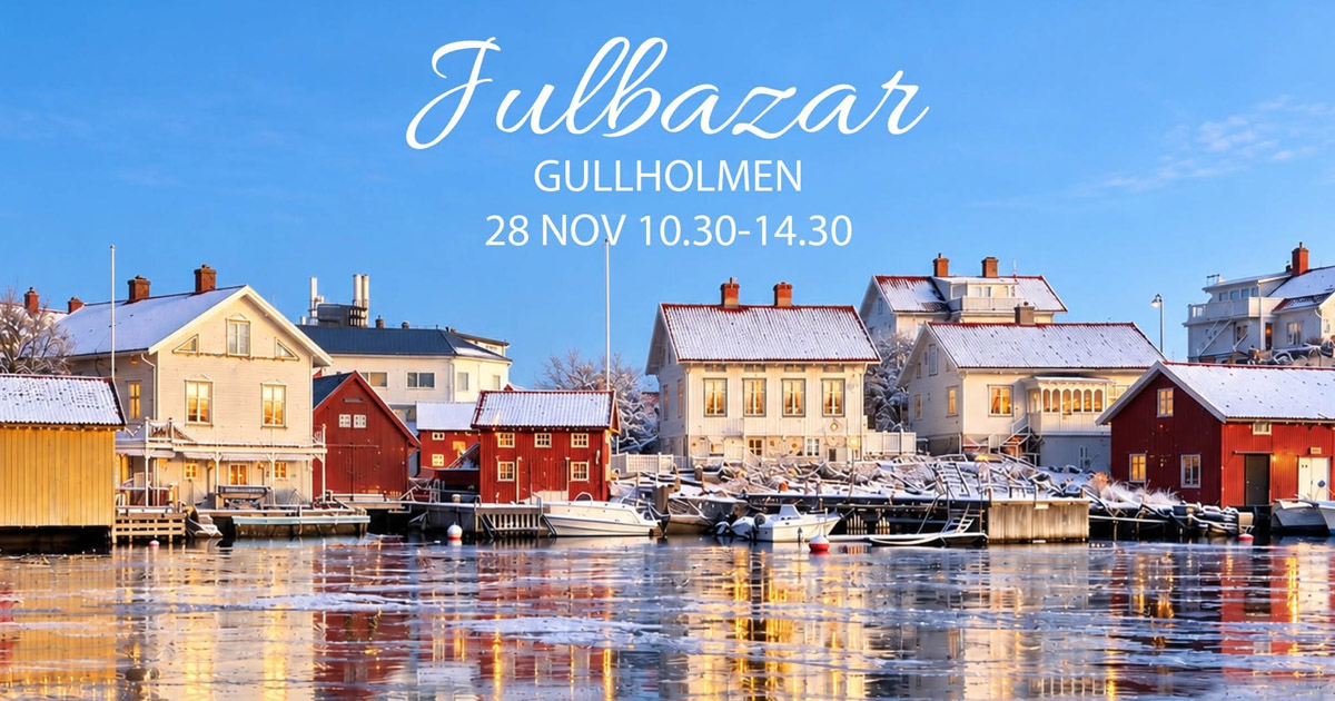 Julbazar på Gullholmen 