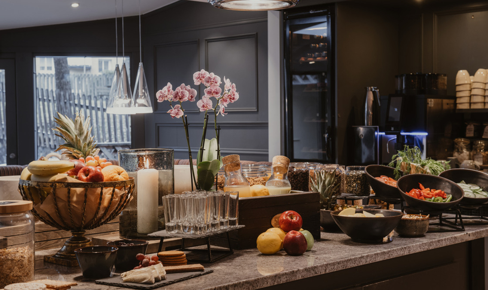 Frukostbuffén på Home Hotel Kung Oscar