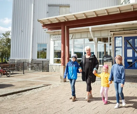 Barn aktiverar sig på Bohusläns Museum