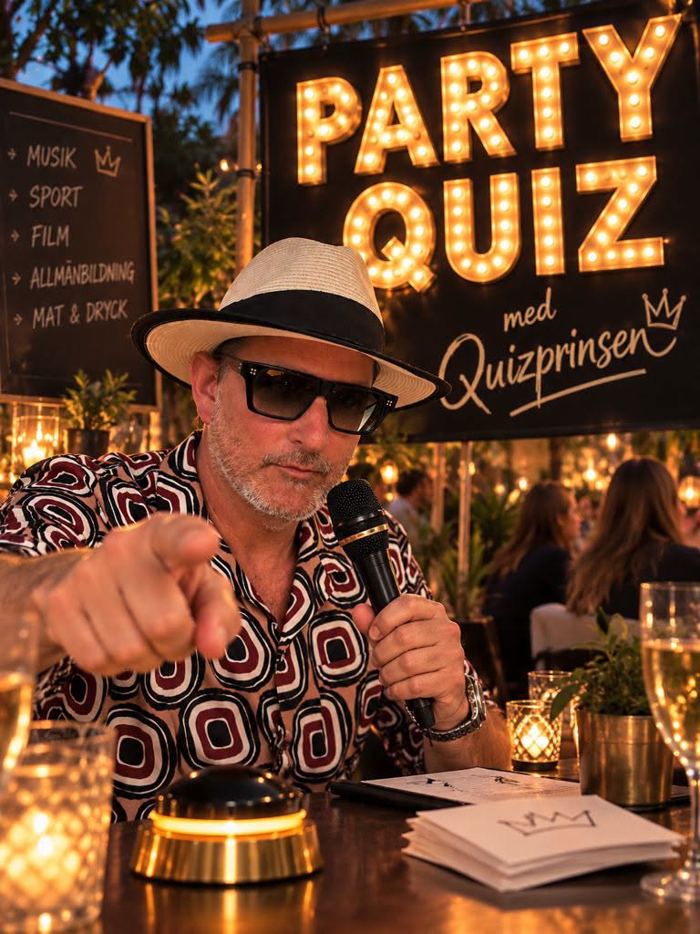 PARTYQUIZ MED QUIZPRINSEN – 23 OKTOBER