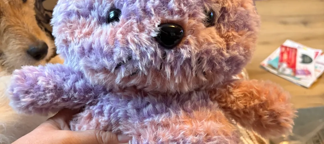 Virkad nalle av KreativaEva