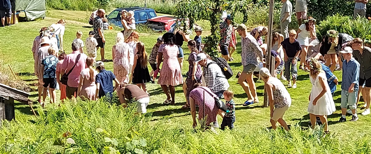 Midsommarfirande vid Kilastugan i Horred