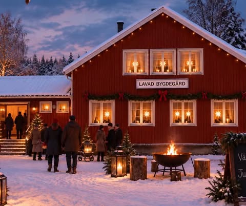 Julmarknad i Lavad Bygdegård