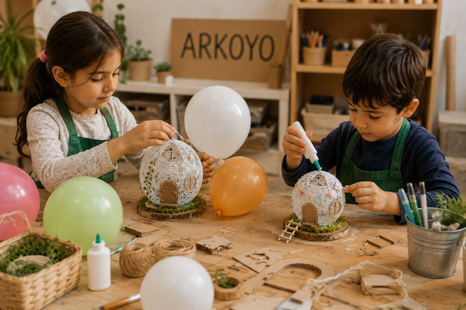 Bygg med ballonger – Kreativa hus & former 🎈🏡