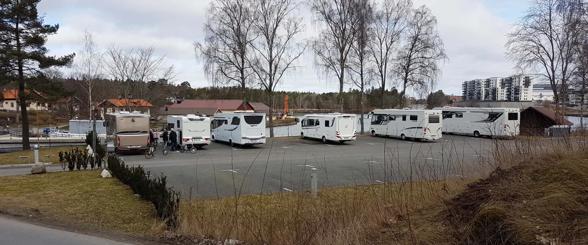 Ställplatser Trollhättans slussområde