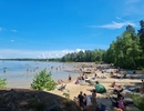 strand en solig dag