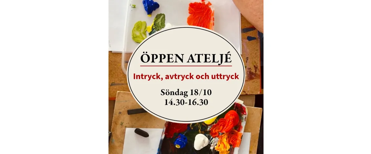 Öppen ateljé på Dalslands konstmuseum