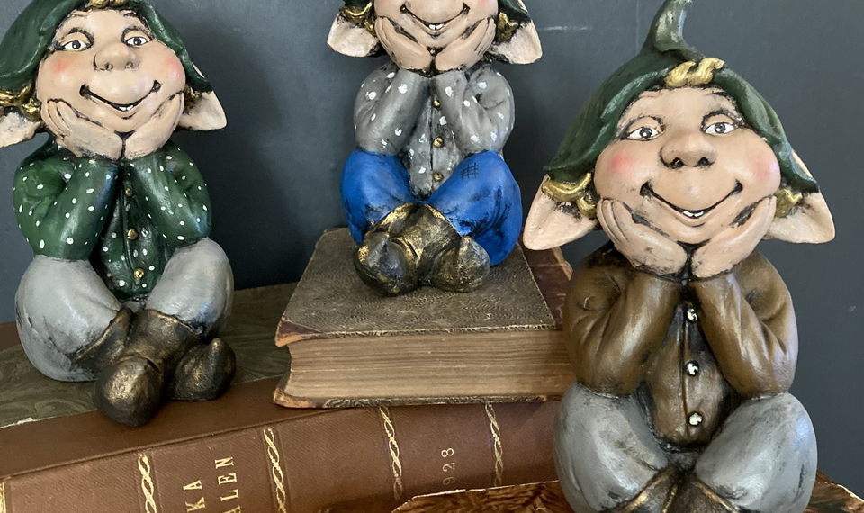 Figurer i betong av Anette Arvidsson