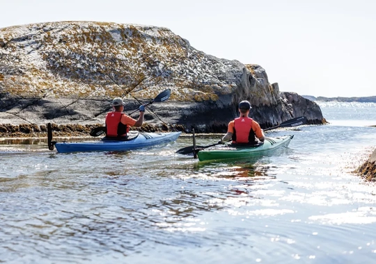 Kajak tillsammans med Koster Adventure