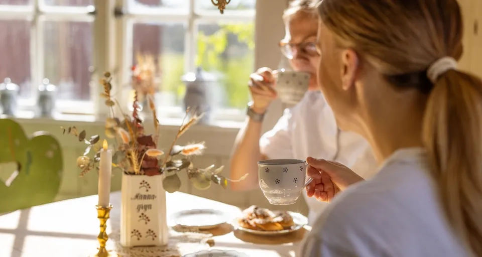 Fika hos Margaretas kök och skafferi