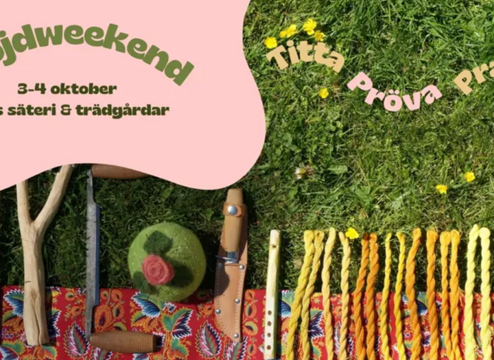 Slöjdweekend på Årås Säteri