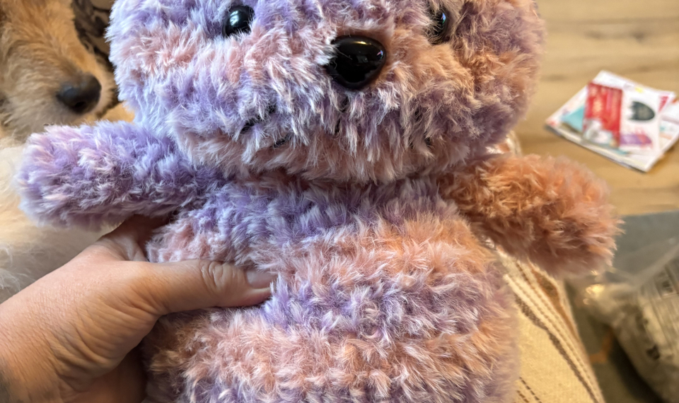 Virkad nalle av KreativaEva