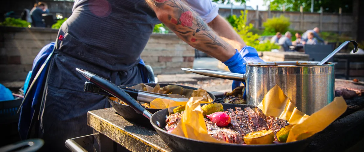 After work med grillbuffé