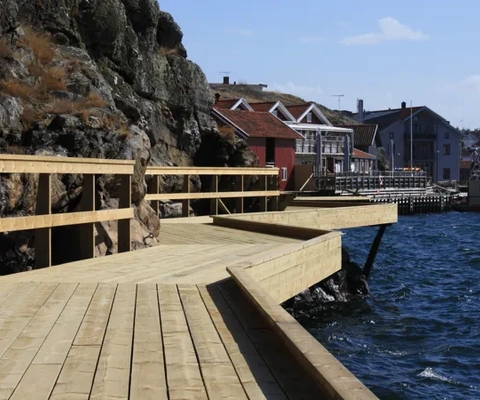 Strandpromenaden i Grundsund