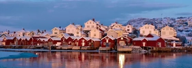 Fiskeby i vinterskrud