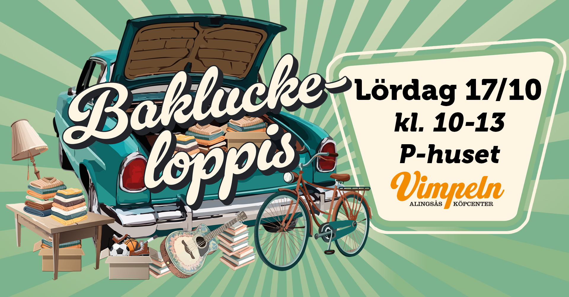 Bakluckeloppis på Vimpeln - Alingsås Köpcenter