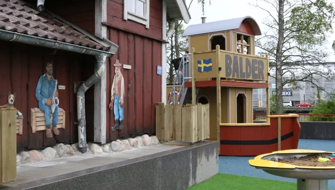 En lekplats för barn