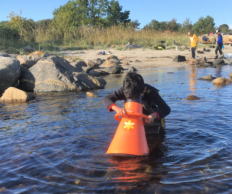 Strandexcursion vid Rörvik på Sydkoster