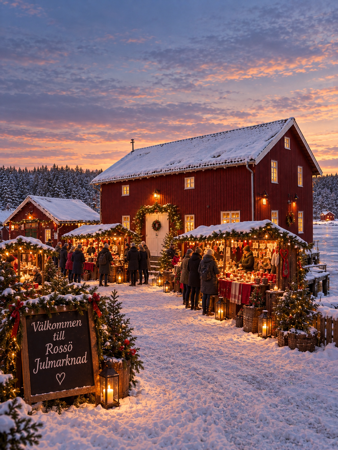 Julmarknad på Rossö