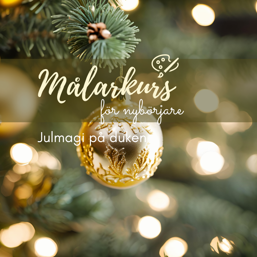 Målarkurs: Julmagi på duken!