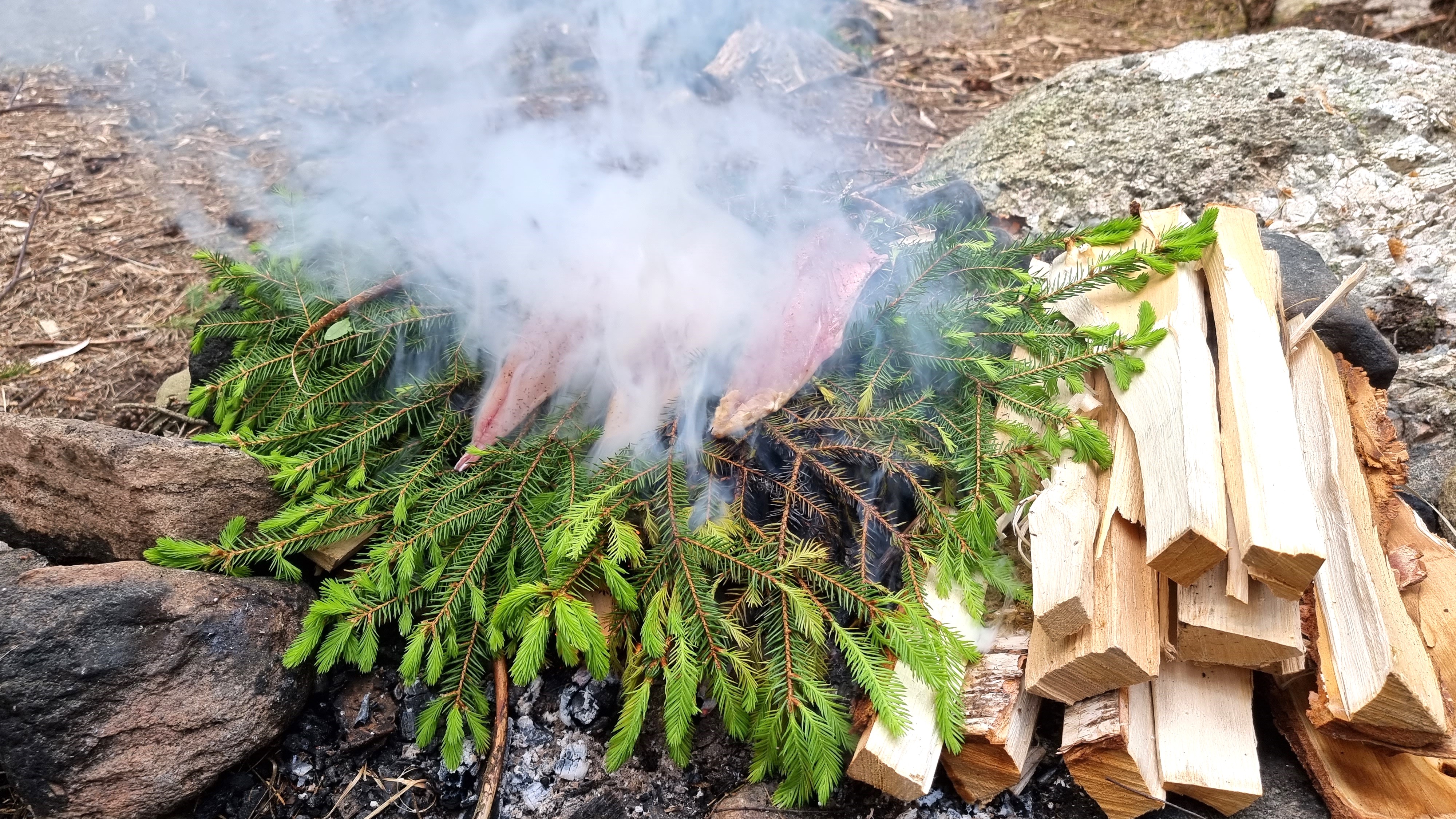 Matlagning över öppen eld