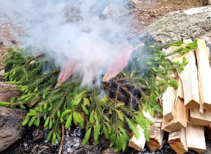 Matlagning över öppen eld