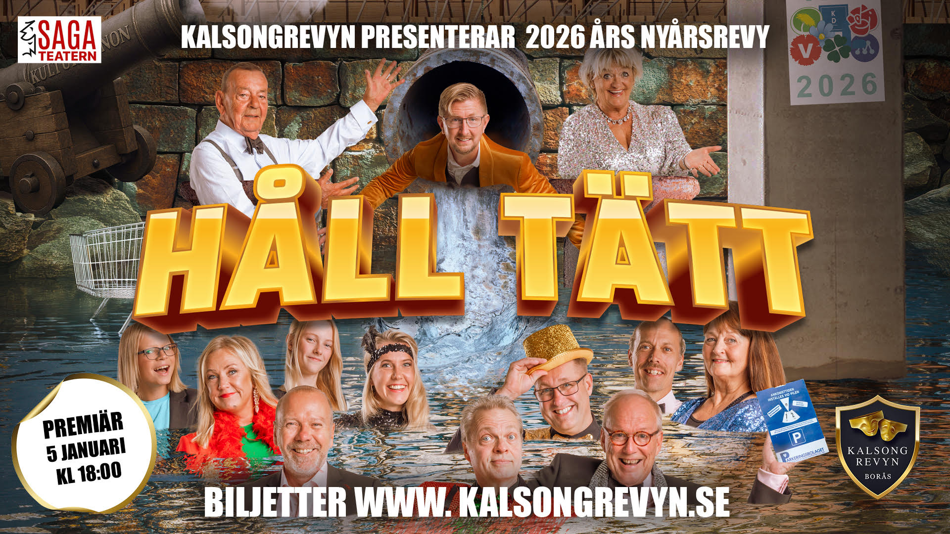 Kalsongrevyn 2026 Håll Tätt