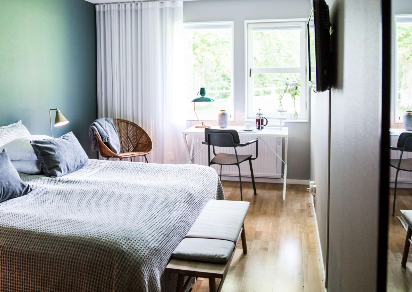 A hotel room at Aspenäs Herrgård