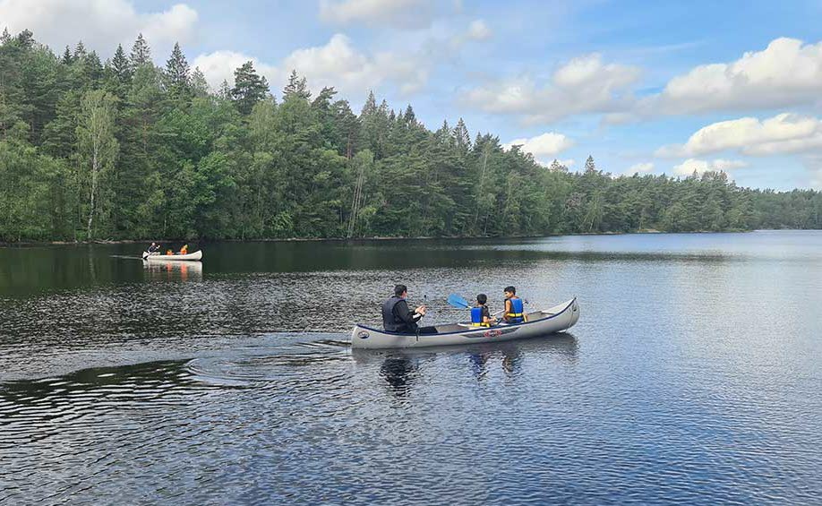 Paddling i Björsjön, Björsjöås Vildmark