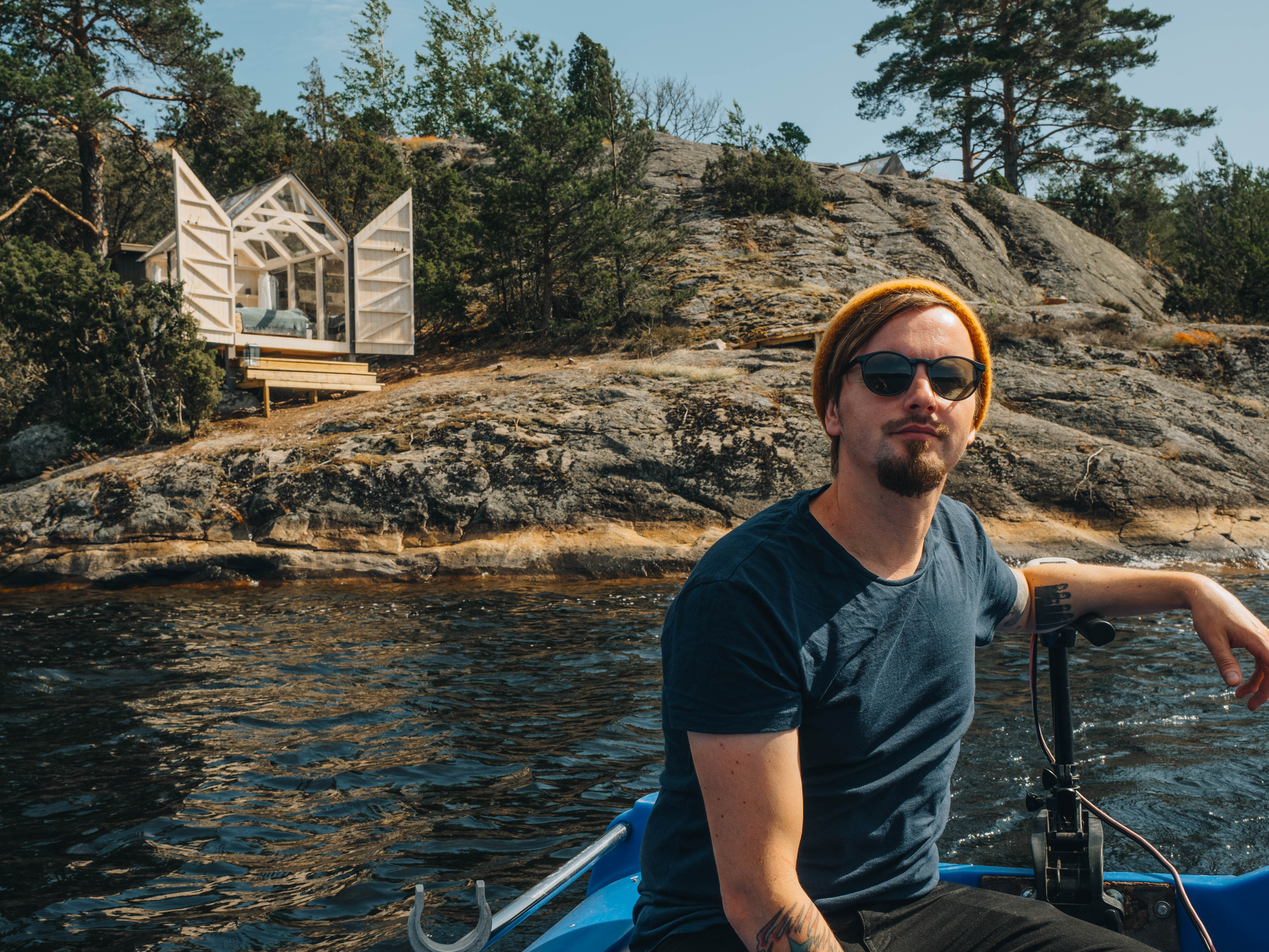 One of the 72 Hour Cabins - lakeside in the wilderness of Dalsland
