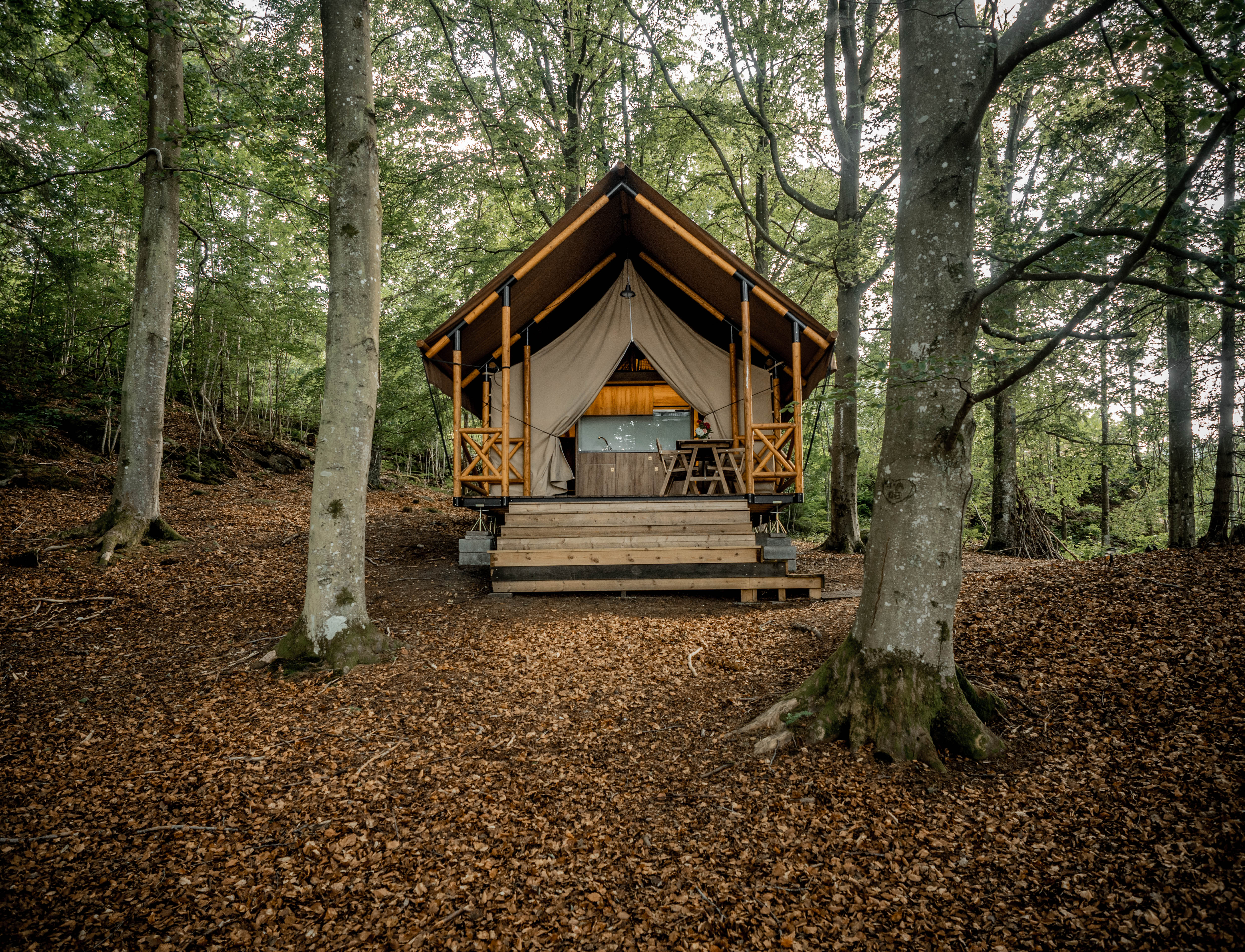 The tent cabin in Anfasteröd Gårdsvik
