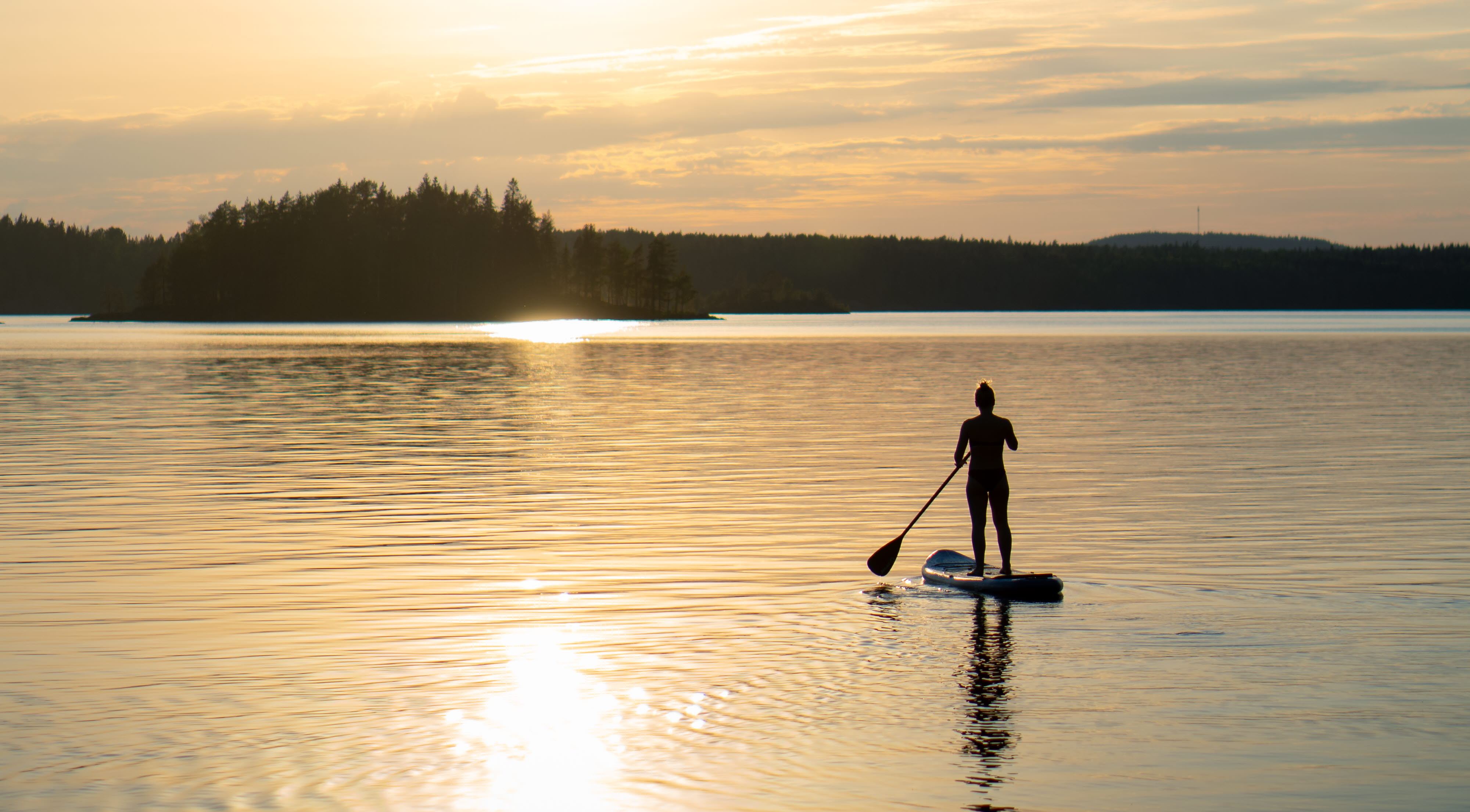 Stand Up Paddling on the Dalsland chanel