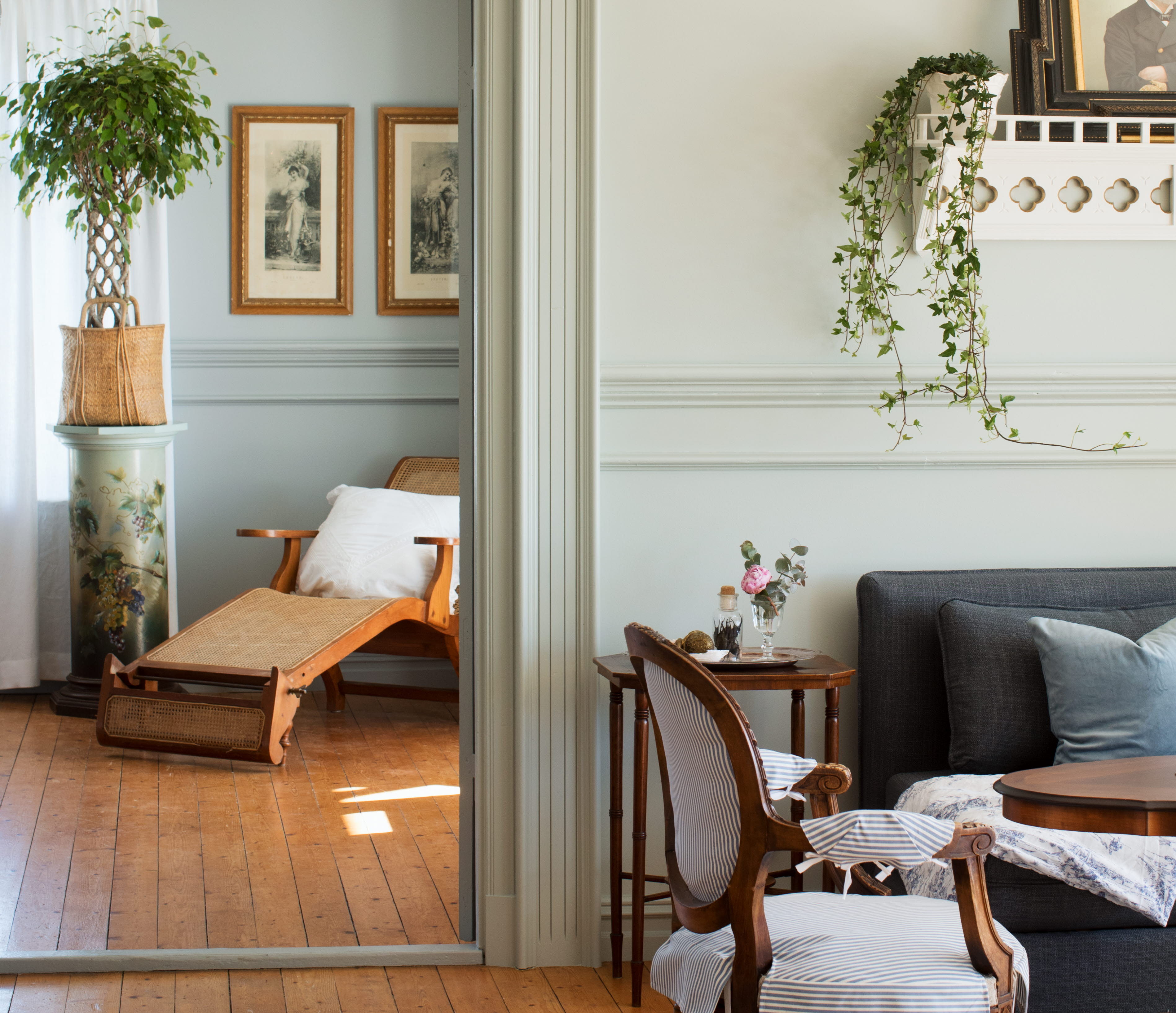 Det vackra vardagsrummet i Gula villan, Strandflickorna Hotell & Konferens