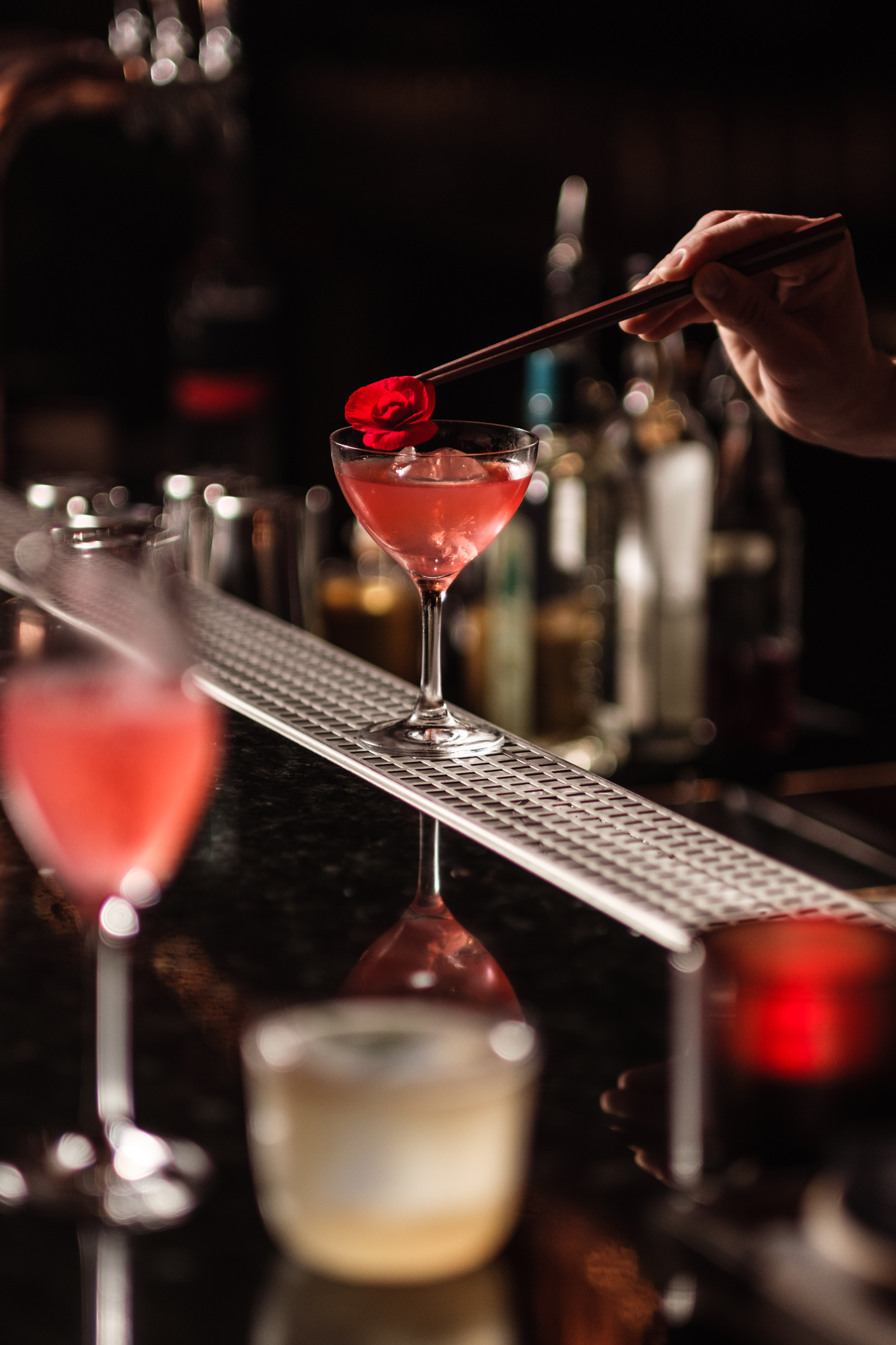 Delicious looking drinks at the restaurant Fei, Clarion Hotel The Pier