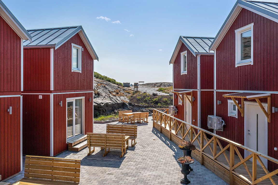 Dyröns Värdshus röda stugor