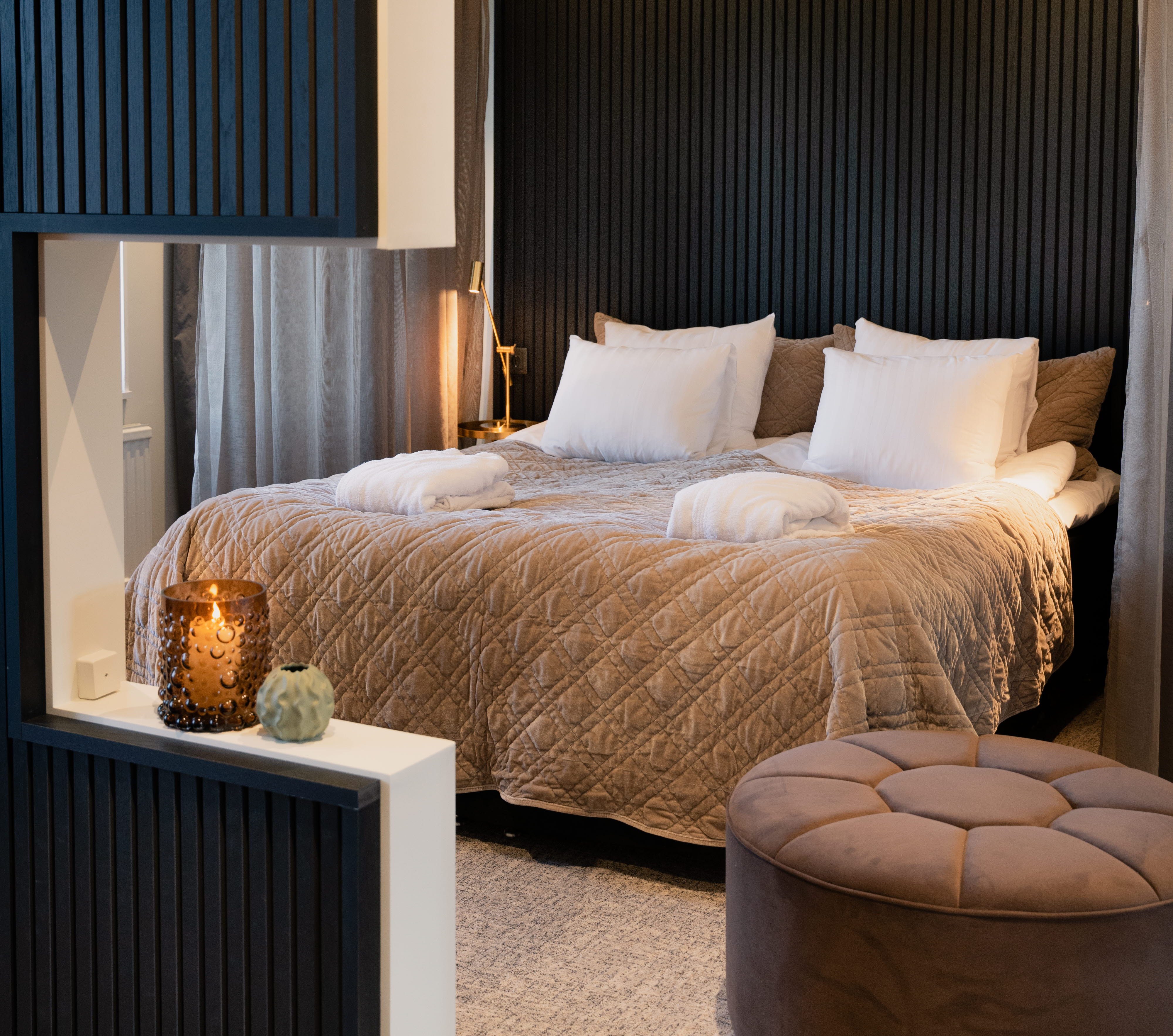 Elegant dubbelrum på VANN Spa Hotell & Konferens