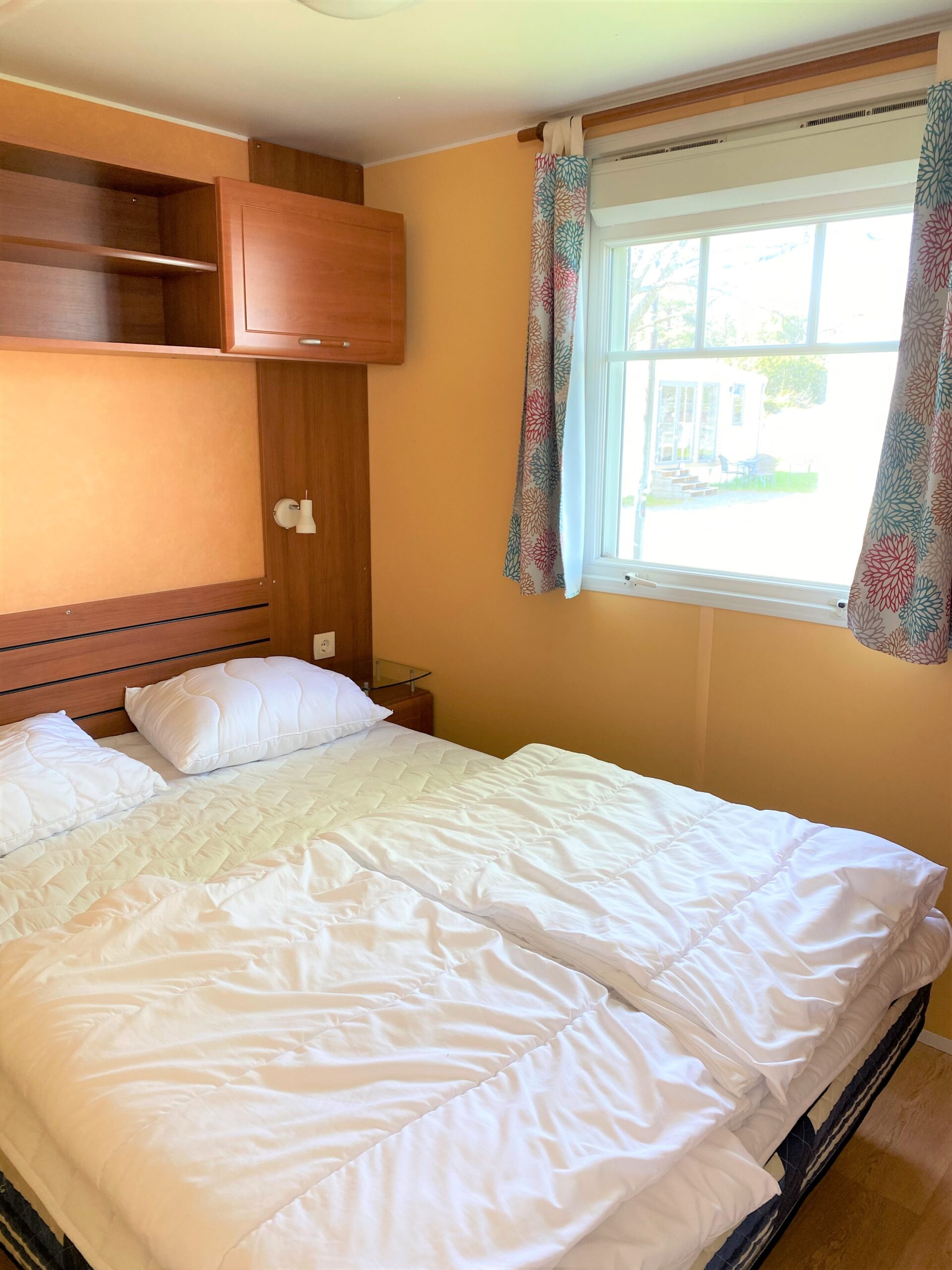 Sovrum i stuga på Göteborgs Camping