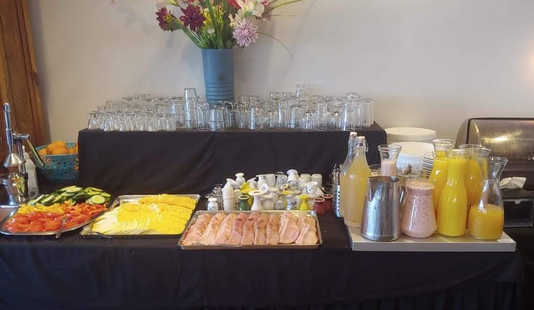 Frukostbuffé hos Hotell Wettern